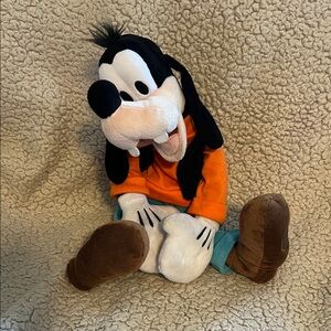 Disney Goofy Plush - Orange, Brown, and Black